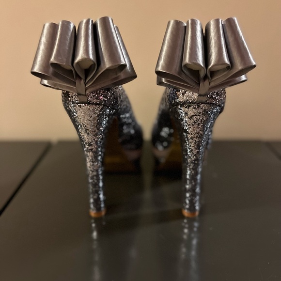 Ted Baker Oaker Womens Silver Platform! - Picture 5 of 6